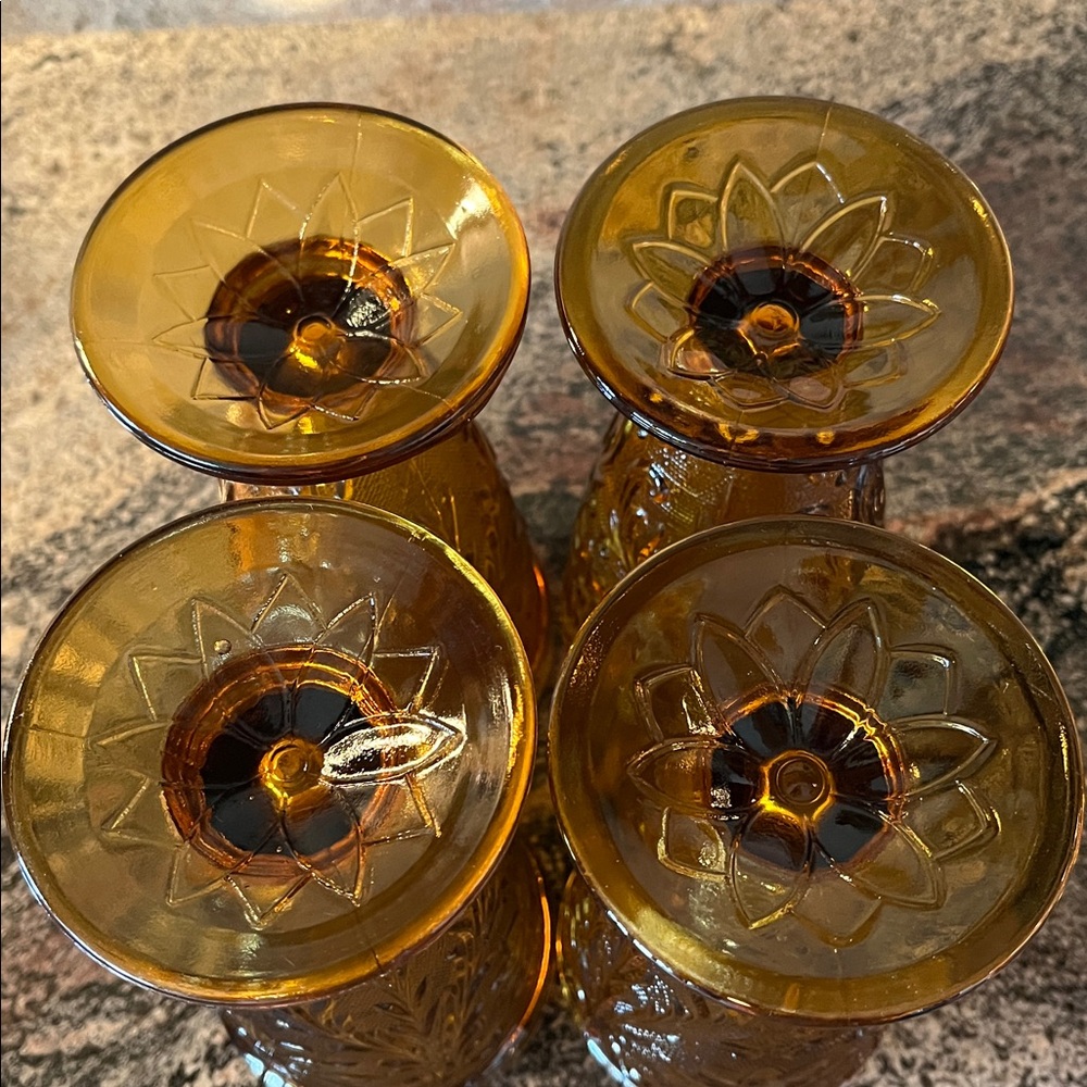 Set of 4 Vintage Tiara Glasses - Picture 5 of 5